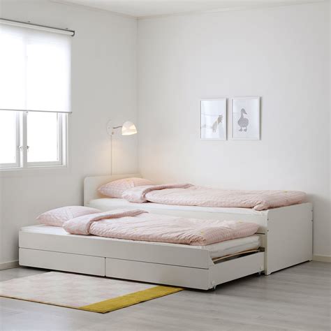 ikea cama nido|SLÄKT cama nido, blanco, 90x200 cm